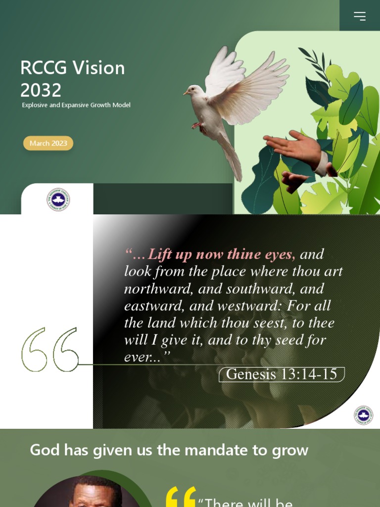 RCCG Vision 2032 Presentation2 PDF Abrahamic Religions Theology