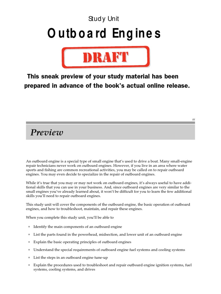 Outboad Engines | PDF | Internal Combustion Engine | Ignition System