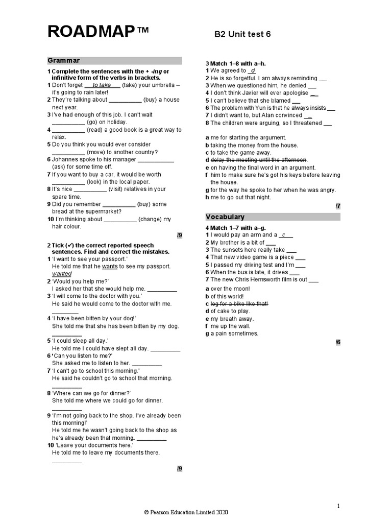 Unit Test 6 Word Pdf