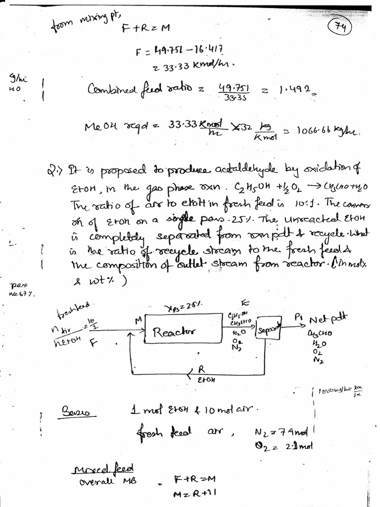 Process Calculation Notes 2 PDF