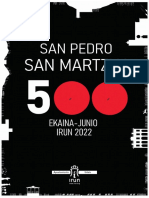 Programa de Fiestas de San Pedro y San Marcial 2022 en Irun