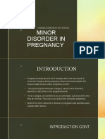 Minor Disorder in Pregnancy