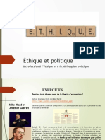Introduction Ethique Et Philosophie Politique - Cours 3 Suite Du Cours 1 Et 2