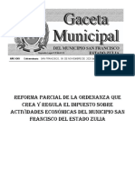 Reforma parcial impuesto actividades económicas