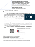 Surat Sekretaris Direktorat Jenderal Pemasyarakatan Kepada Kepala Kantor Wilayah Kemenkumham PDF