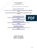 Abuso Del Caracter Individual de La Norma Penal PDF