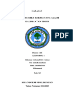 Sumber Energi Kalimantan Timur