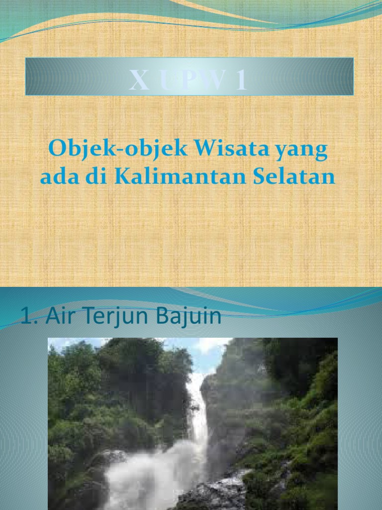 10 Objek Wisata Di KalSel | PDF