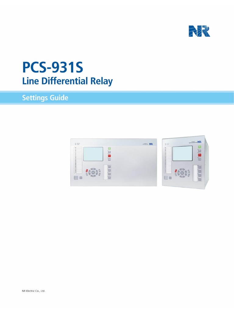 PCS-931S Line Differential Relay | PDF | Computer Network | Relay