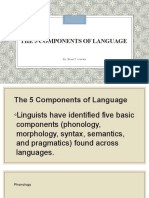The 5 Components of Language