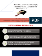 PP. Sistem Perencanaan (P1) Dalam Implementasi Akreditasi Puskesmas