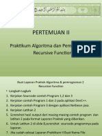 Praktek Pertemuan II