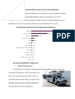 Medios Transporte Publico en Monterrey