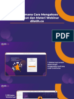 Tutorial Akses Sertifikat Dan Materi Webinar Dilatih - Co PDF