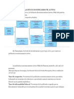 Ppblación Economicamente Activa