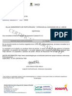 Certificado catastral sin inscripción de bienes a nombre de Gustavo Castillo