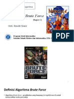 Algoritma Brute Force (2022) Bag1