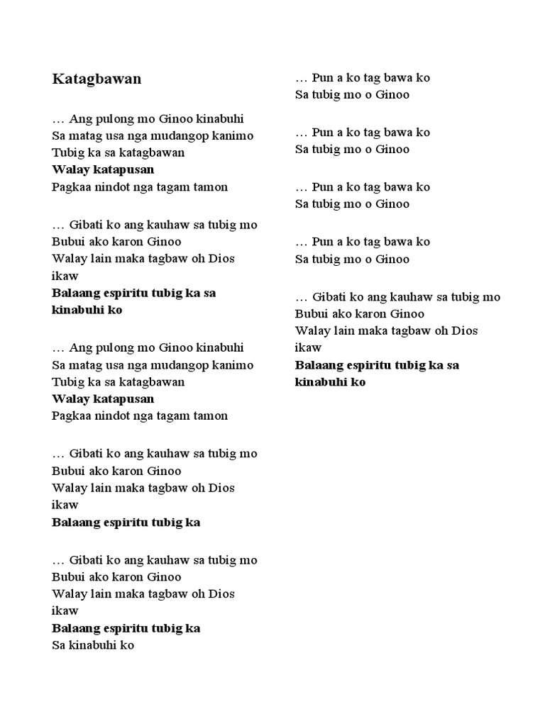 Katagbawan | PDF