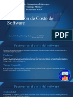 Estimación de Costo de Software 