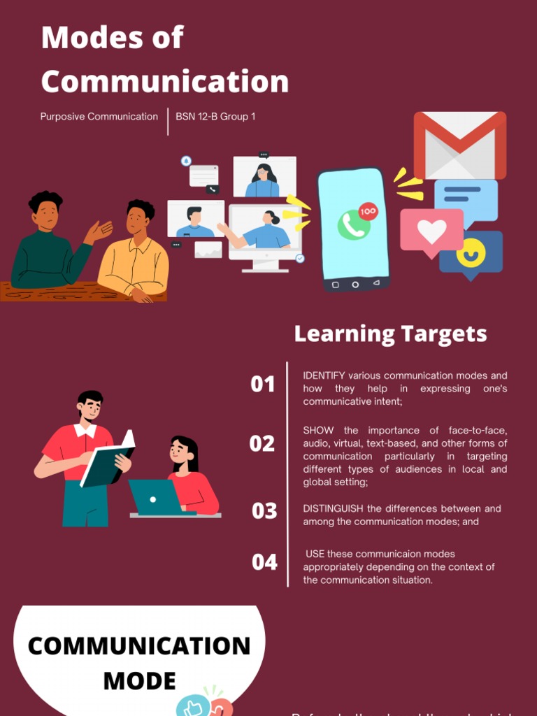 Modes of Communication PDF | PDF
