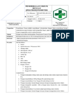 SPO Pemeriksaan Ureum Dengan Spektrofotometer