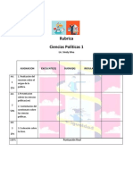 Rubrica Ciencias Politicas PDF