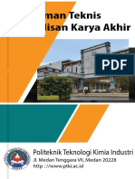 Pedoman Teknis Penulisan Karya Akhir Ptki 2021