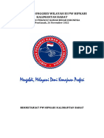 Pedoman Konggres Wilayah IV PW Hipkabi Kalimantan Barat