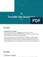 014 PHP Variable Dan Konstanta