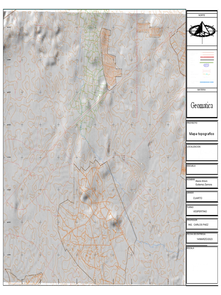 Mapa Topografico Sur de Veracruz PDF