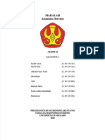 PDF Makalah Audit II Kelompok 6 Assurance Services Compress
