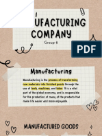 Manufacturing