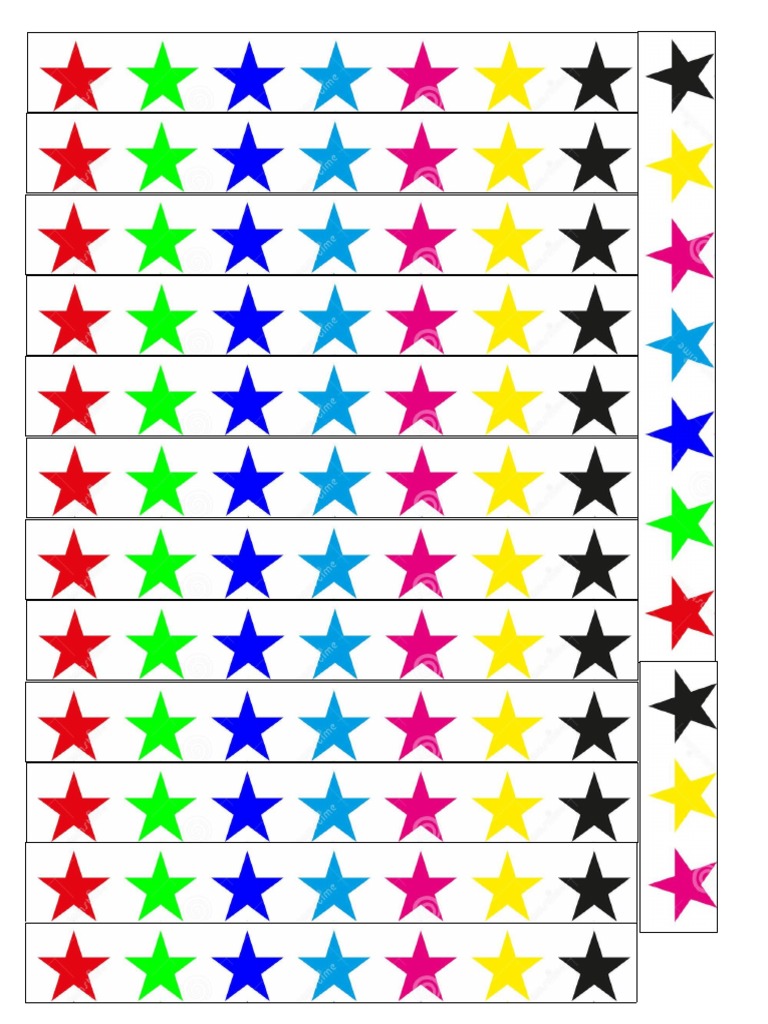 Estrellas para Imprimir | PDF