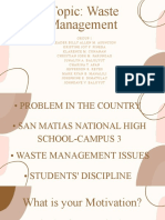 Topic: Waste Management