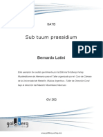 Sub Tuum Praesidium - Bernardo Latini