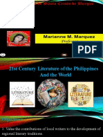 21st Century Philippine Literature and Global Influences