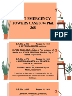 First Emergency Powers Cases, 84 Phil 368