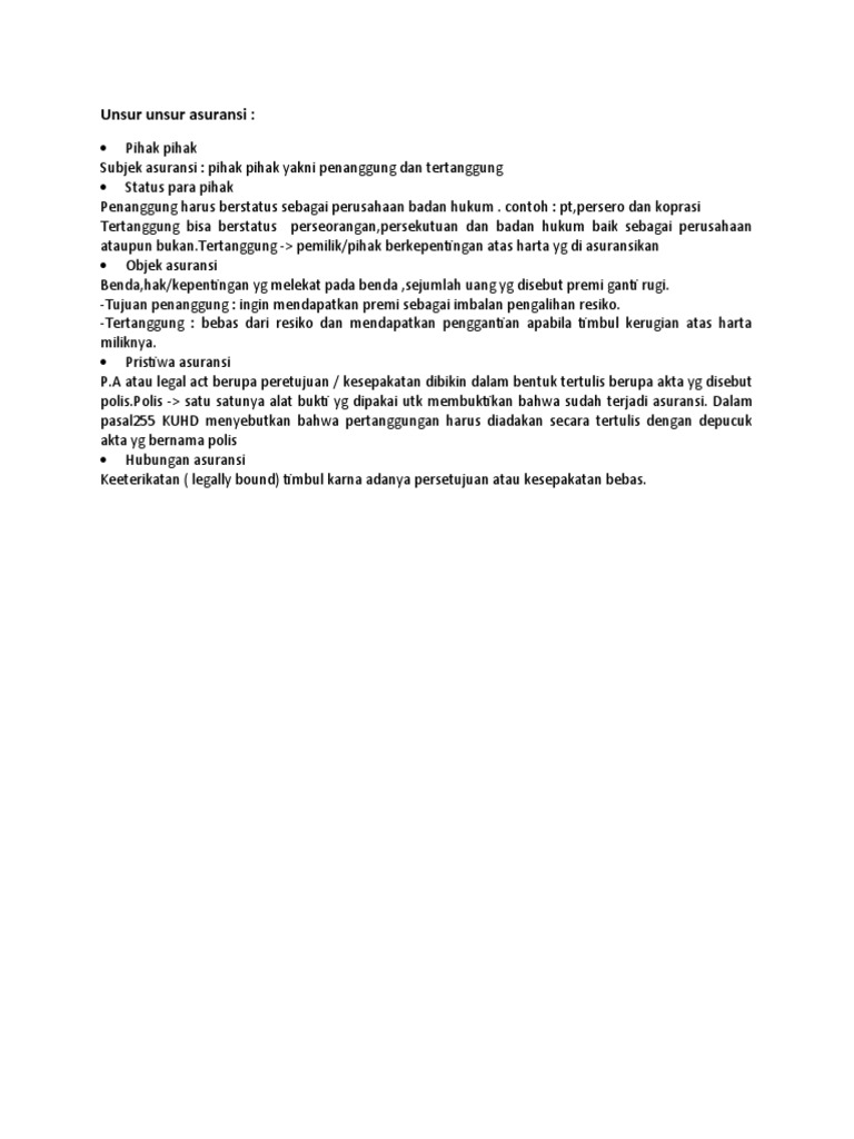 Unsur unsur asuransi.docx PDF