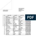 Formulir Data Base PIP-1-1