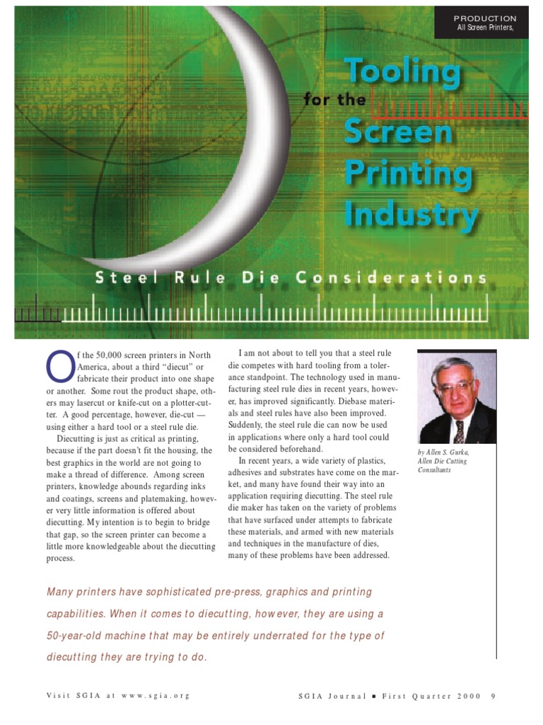 00 1 Steel Rule Die Considerations | PDF | Knife | Printer (Computing)
