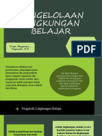 Pengelolaan Lingkungan Belajar: Dosen Pengampu: Megawati, M.M