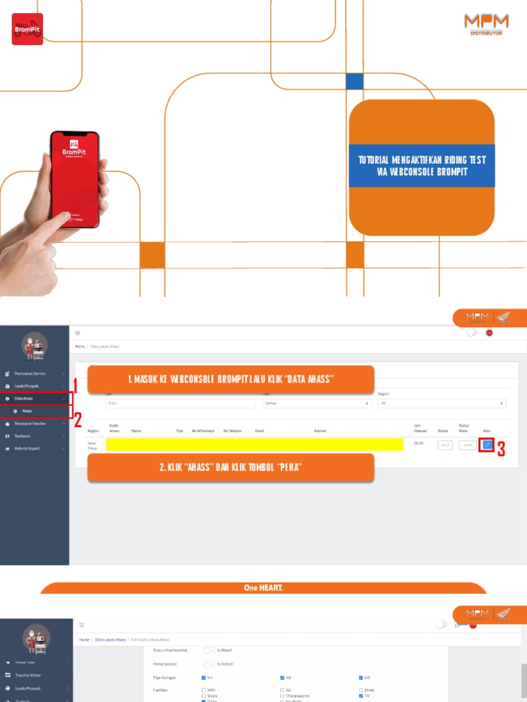 Setting Riding Test Via Webconsole Brompit PDF