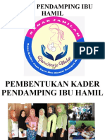 Pembentukan Kader Pendamping Ibu Hamil