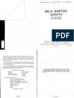 Bartok Sonata For Two Pianos and Percussion (Pocket Score)