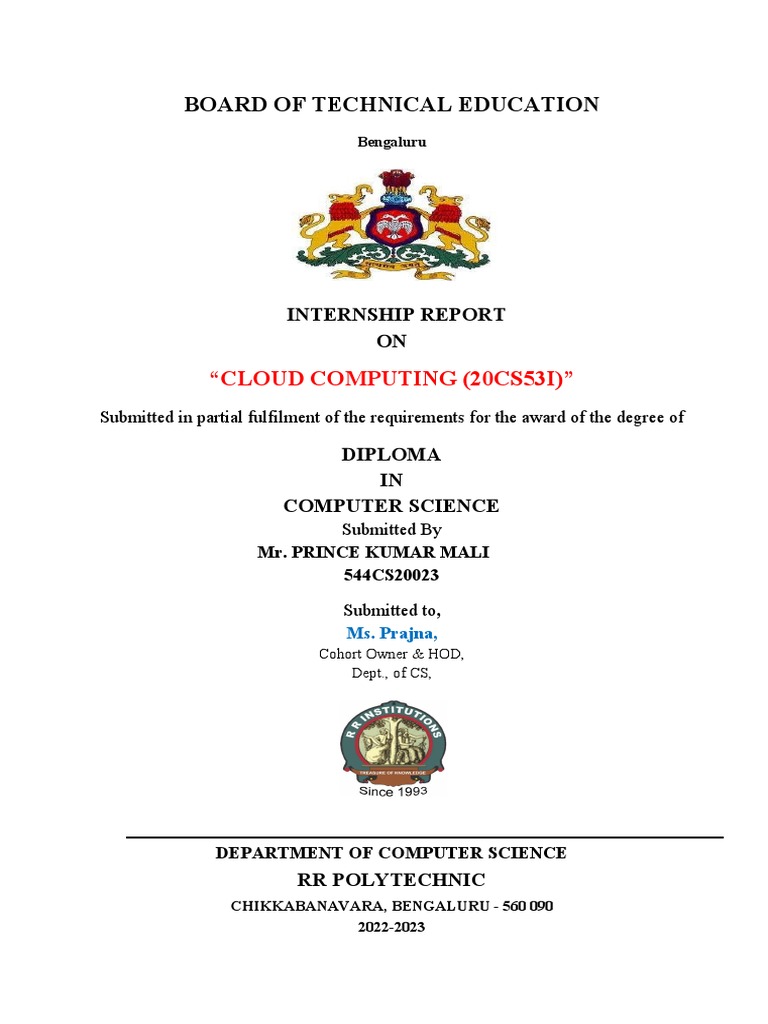 Report Cover Page | PDF