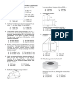 Soal PH MTK Kelas 6 SM 2 Bangun Ruang Campuran - Websiteedukasi PDF