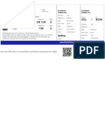 Go First - Airline Tickets and Fares - Boarding Pass