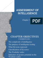 Chapter 9- Assessment of Intelligence
