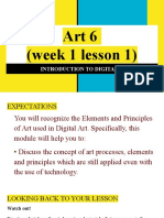 Art 6 (Week 1 Lesson 1)