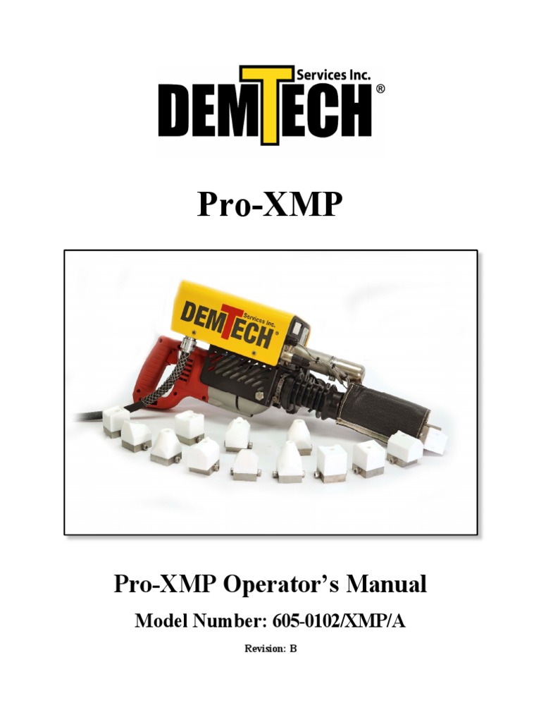 605 Operators Manual - Pro XMP RB PDF | PDF | Welding | Construction
